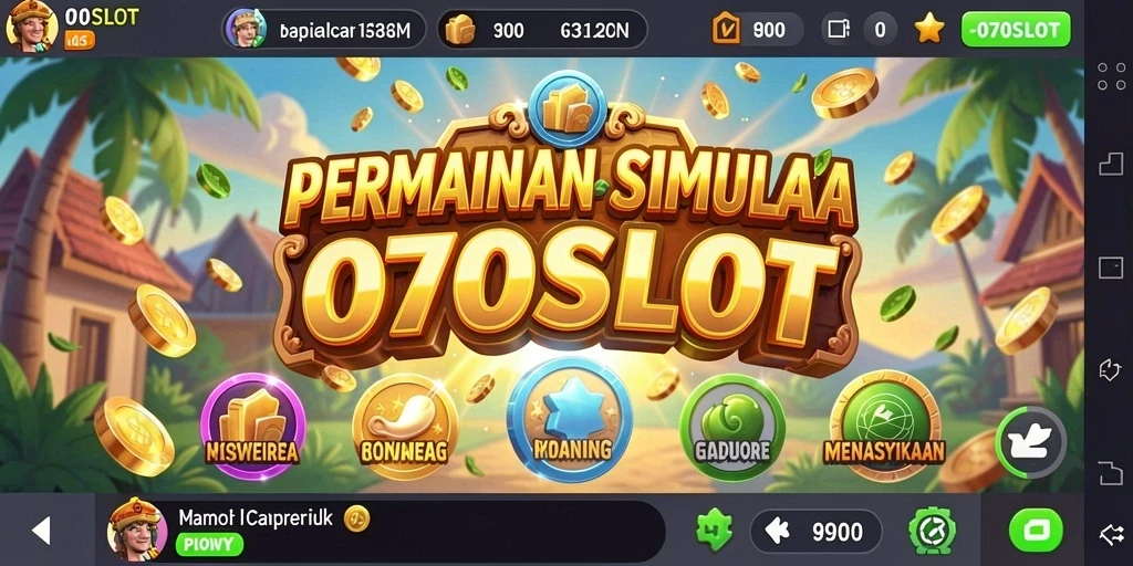 Screenshot 070SLOT menampilkan gameplay simulasi yang menarik dan menantang.