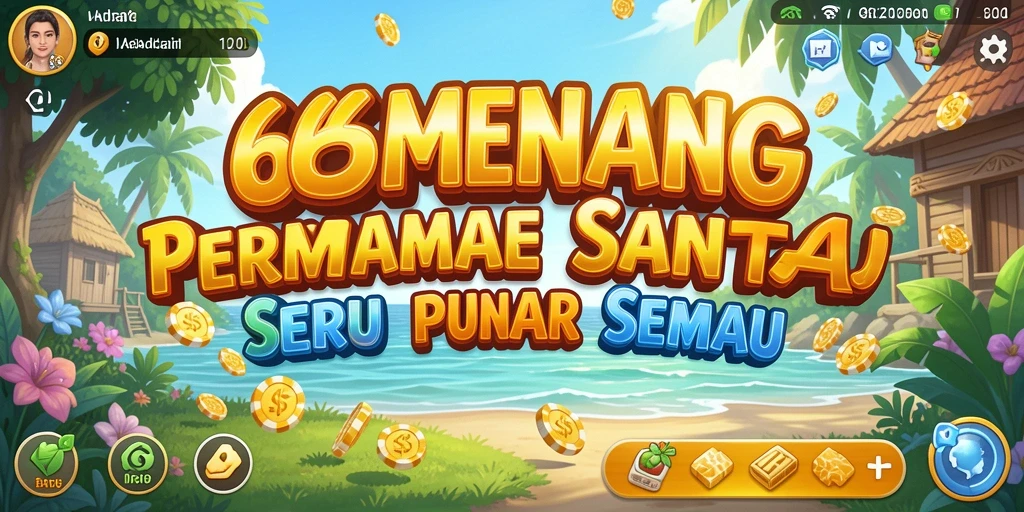 Tampilan utama gameplay 66MENANG yang mengasyikkan.