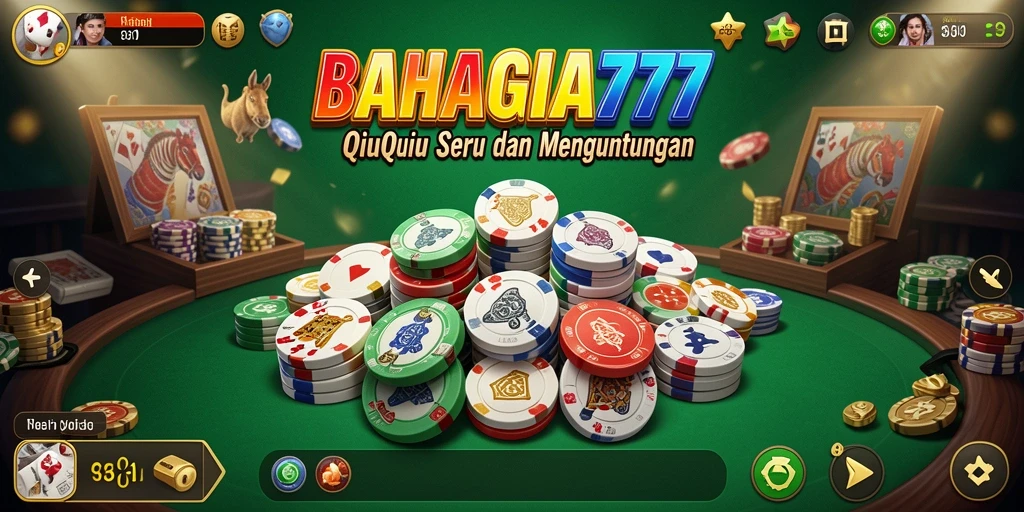 Tampilan gameplay seru dalam BAHAGIA777 yang mendebarkan.