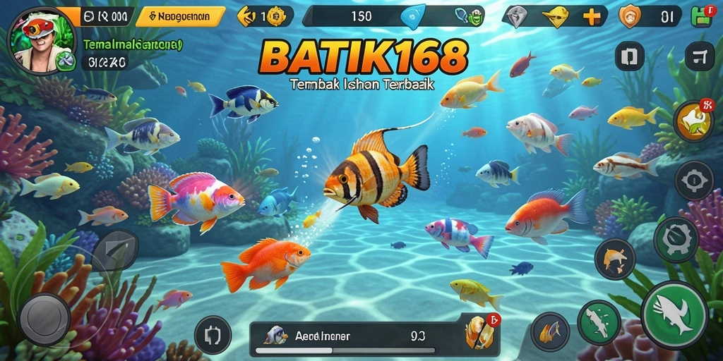 Tampilan gameplay seru dari game Tembak Ikan BATIK168.