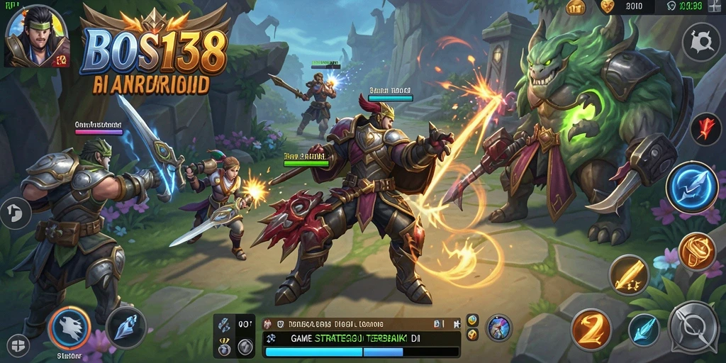 Tangkapan layar <strong>BOS138</strong> yang menampilkan aksi gameplay strategi yang intens.