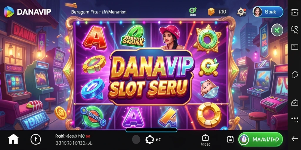 Screenshot gameplay Slot di DANAVIP dengan beragam tema menarik.