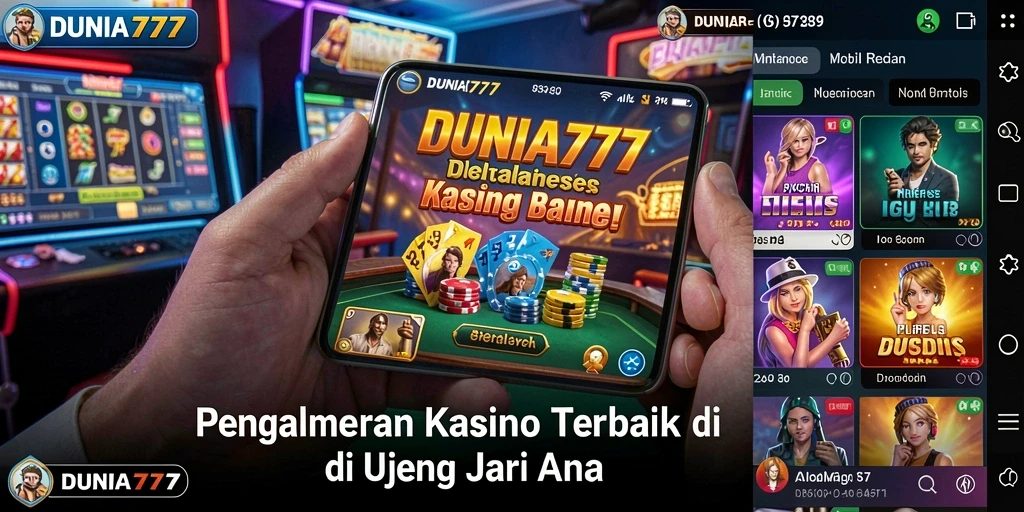 Screenshot DUNIA777 menunjukkan gameplay Kasino yang seru dan interaktif.
