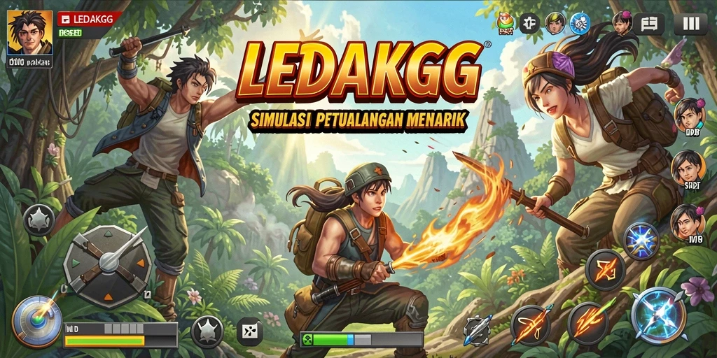 Gameplay interaktif dan mendebarkan dari LEDAKGG.