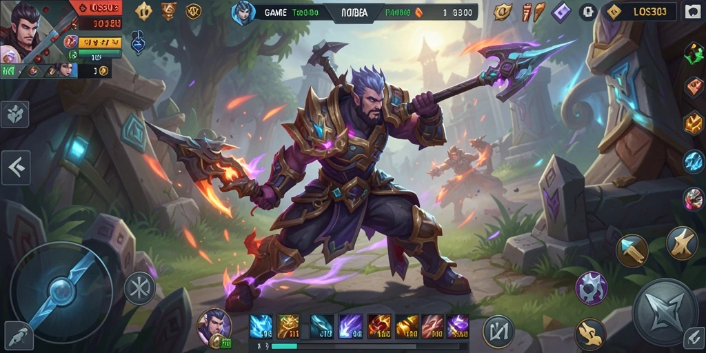 Tangkapan layar dari gameplay <strong>LOS303</strong> yang menunjukkan aksi pertarungan tim.