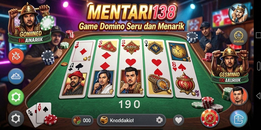 Tampilan gameplay seru di MENTARI138 dengan teman-teman.