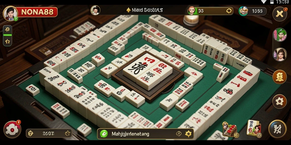 Gameplay Mahjong NONA88 yang seru dan menantang.