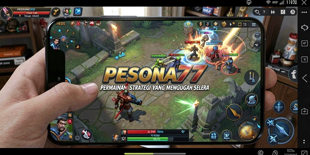 Screenshot permainan PESONA77 menampilkan strategi taktis yang mendebarkan.
