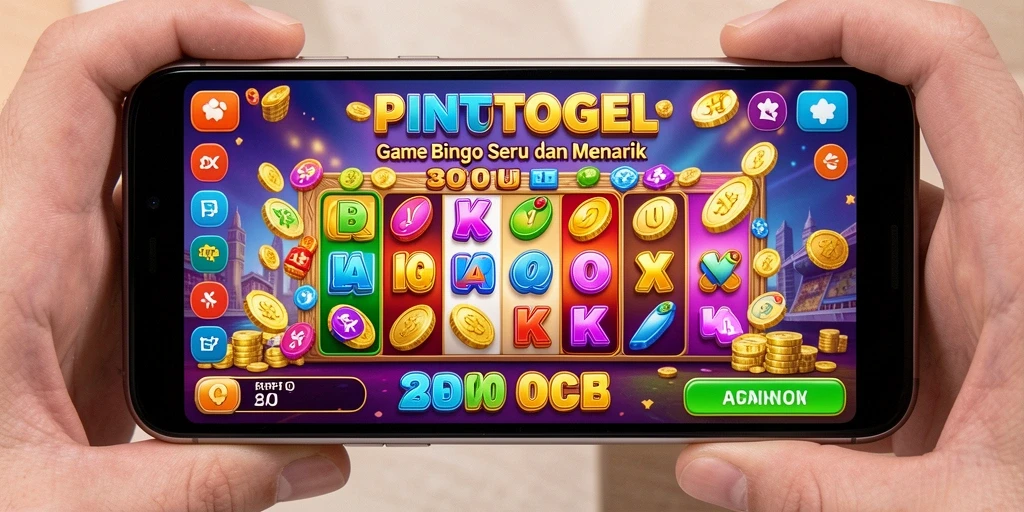 Screenshot gameplay PINTUTOGEL dengan suasana Bingo yang menyenangkan.