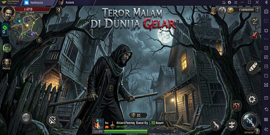 Menampilkan gameplay menegangkan dengan suasana horor yang intens.