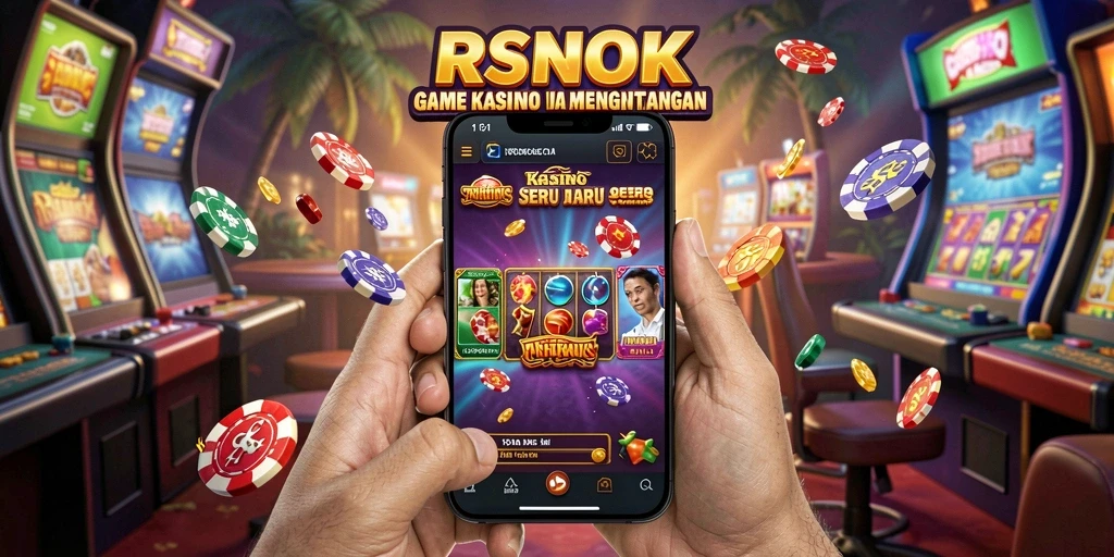 Tampilan gameplay RSNOK yang menarik dengan fitur kasino yang interaktif.