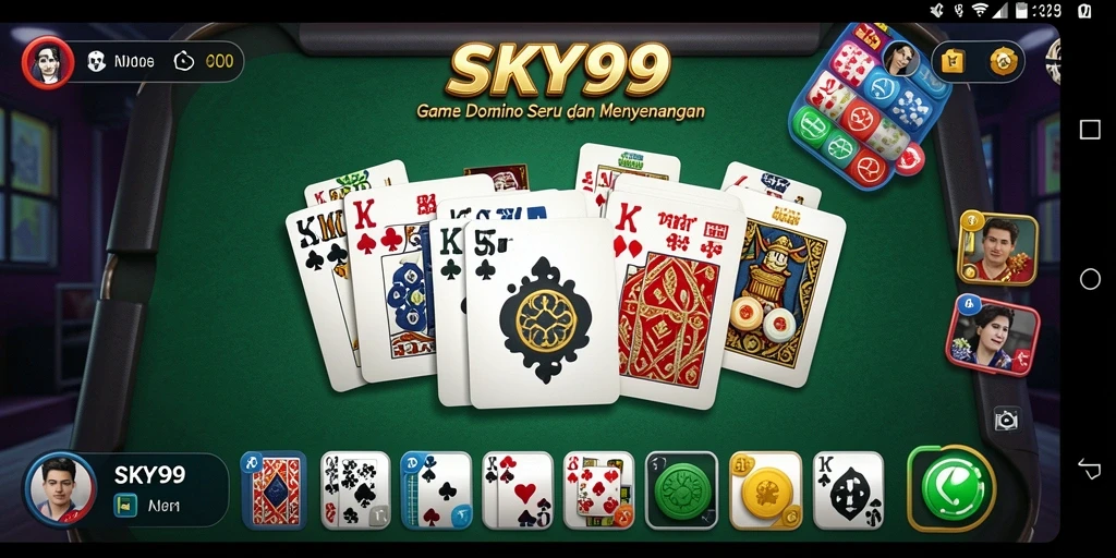 Gambaran gameplay <strong>SKY99</strong> yang seru dan kompetitif di dunia Domino.