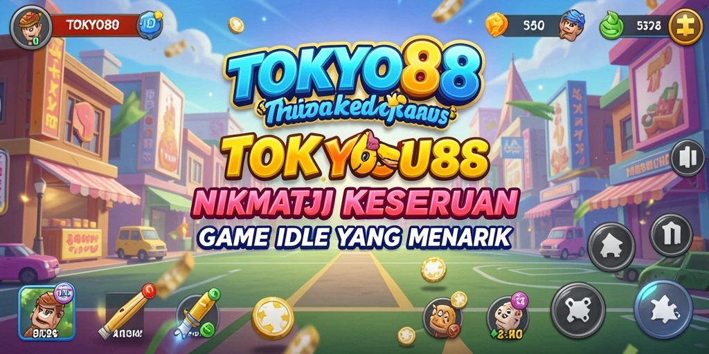 Tampilan gameplay TOKYO88 yang menarik dengan karakter yang unik.
