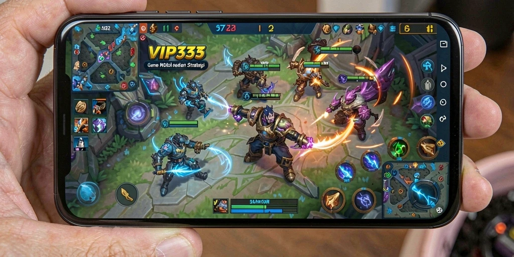 Gameplay mendebarkan dalam pertempuran tim di VIP333.