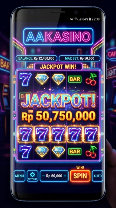 Pengunduhan aplikasi cepat dengan aakasino di perangkat Android.